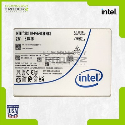 Intel D7-P5520 SSDPF2KX038T1 3,84TB PCIe NVMe TLC 2,5'' Interner SSD