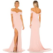 Nookie Neptune Maxi Dress Off Shoulder Formal Gala Party Prom Hoco Cocktail XS