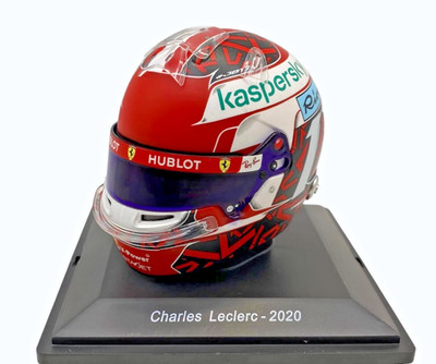 Leclerc Ferrari 2020 SF1000 Diecast Modell F1 Helm Maßstab 1:5 Spark Editions