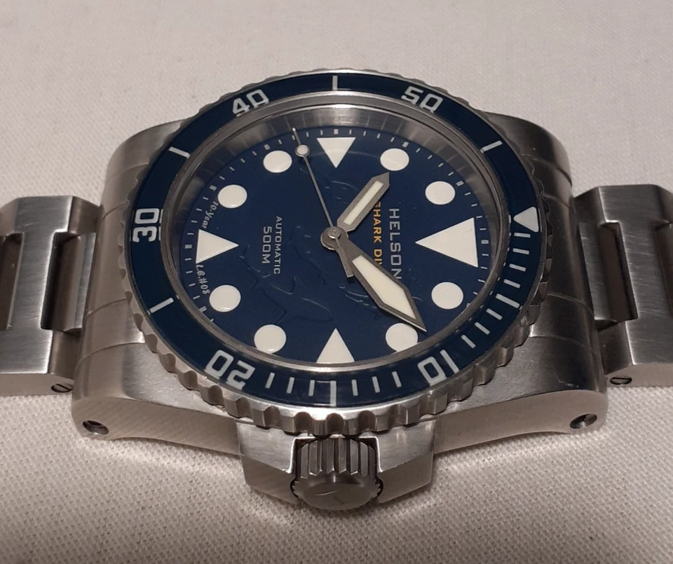 BOLDR ODYSSEY 45 AUTOMÁTICO 500M BUZO, BISEL ZAFIRO Y CRISTAL, ESFERA AZUL Foto 3 de 4