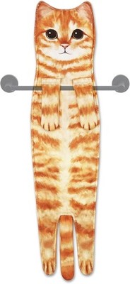 Hand Towels for Bathroom Kitchen, Cat Quick-Dry Hanging Hand Towels Decorative