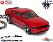 🎁🚦🎄 🎅 🆕 RARE KEY CHAIN REDFIRE DARK RED FORD MUSTANG GT V8 💕GREAT GIFT💕🎁
