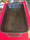VINTAGE LODGE CAST IRON FISH PAN/EXCELLENT CONDITION/SITS FLAT/INFO-PICS