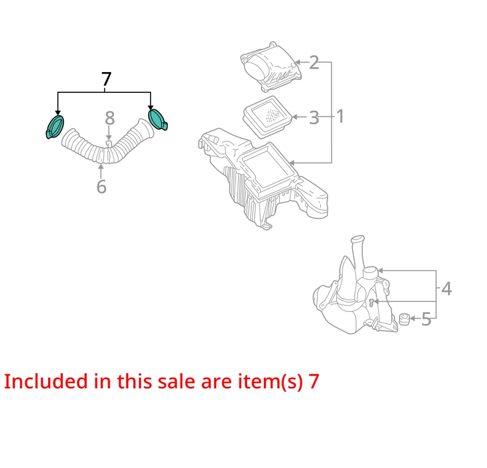 Chevrolet GMC C2500 C3500 1998-2002 ABRAZADERA ANTI DSL ASPIC TK 10040194 - NUEVO OEM Foto 2 de 3
