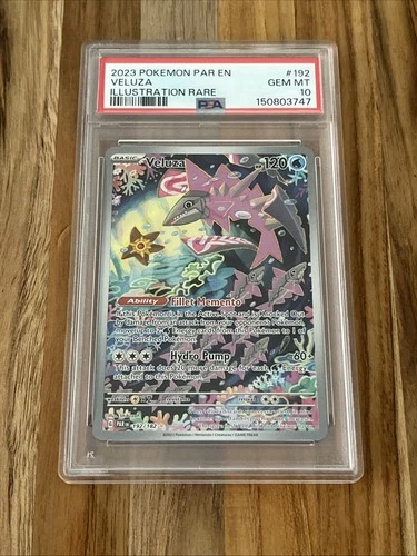 2023 Pokemon Paradox Rift Veluza Illustration Rare 192/182 PSA 10
