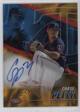 2021 Bowman's Best of Gold Lava Refractor 12/75 Chase Petty #B21-CPE Auto s3g