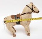 Antique Primitive Horse Pull Toy on Wheels — photo 7