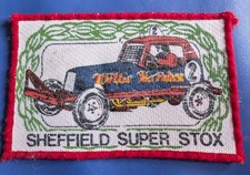 Vintage BRISCA F1 Stock Car Racing Willie Harrison Sheffield Super Stox Patch