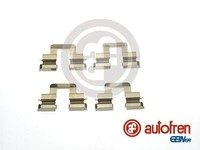 Autofren Seinsa ZubehöRsatz, Scheibenbremsbelag D42465A FüR VW Seat Renault