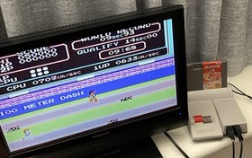 NES ~ TRACK & FIELD IN BARCELONA ~ Nintendo NES-91-AUS Game Cart + Manual Pal A