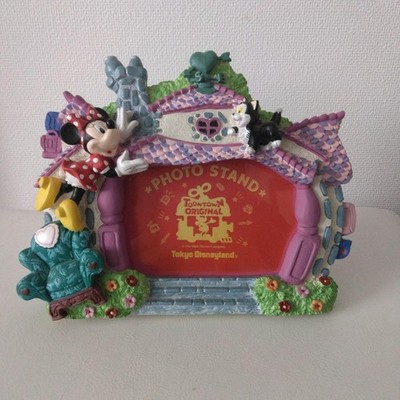 Tokyo Disneyland Minnie Mouse House Photo Frame Figaro Toontown