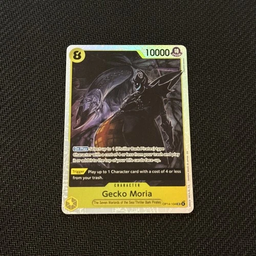 Gecko Moria OP14-104 The Azure Sea's Seven Foil One Piece TCG English