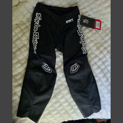 #ad Troy Lee Designs Boys Riding Pants Size 18 Youth Black $65.55