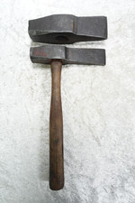 2 Blacksmith Shoulder Straight Peen Hammers 2...