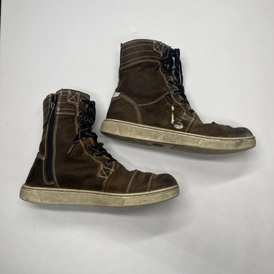 Harley-Davidson Midland WP Motorcycle Boots-Men's 7.5 D963635 Brown Leather