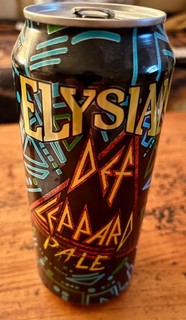 RARE Def Leppard Elysian Pale Ale Empty Beer Can