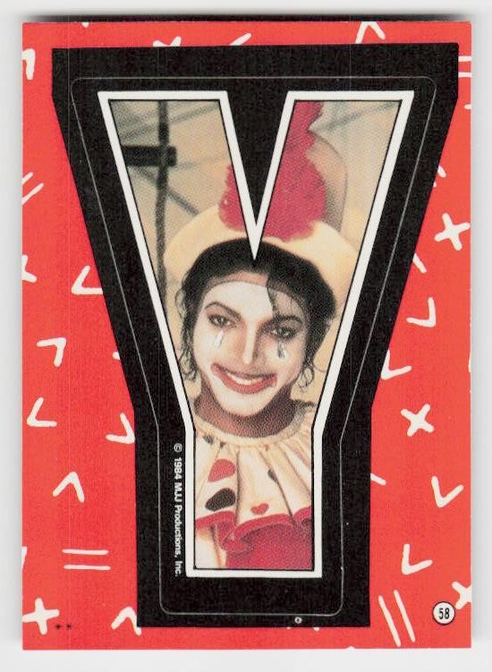 1984 Topps Michael Jackson #58 Michael Jackson Stickers | eBay