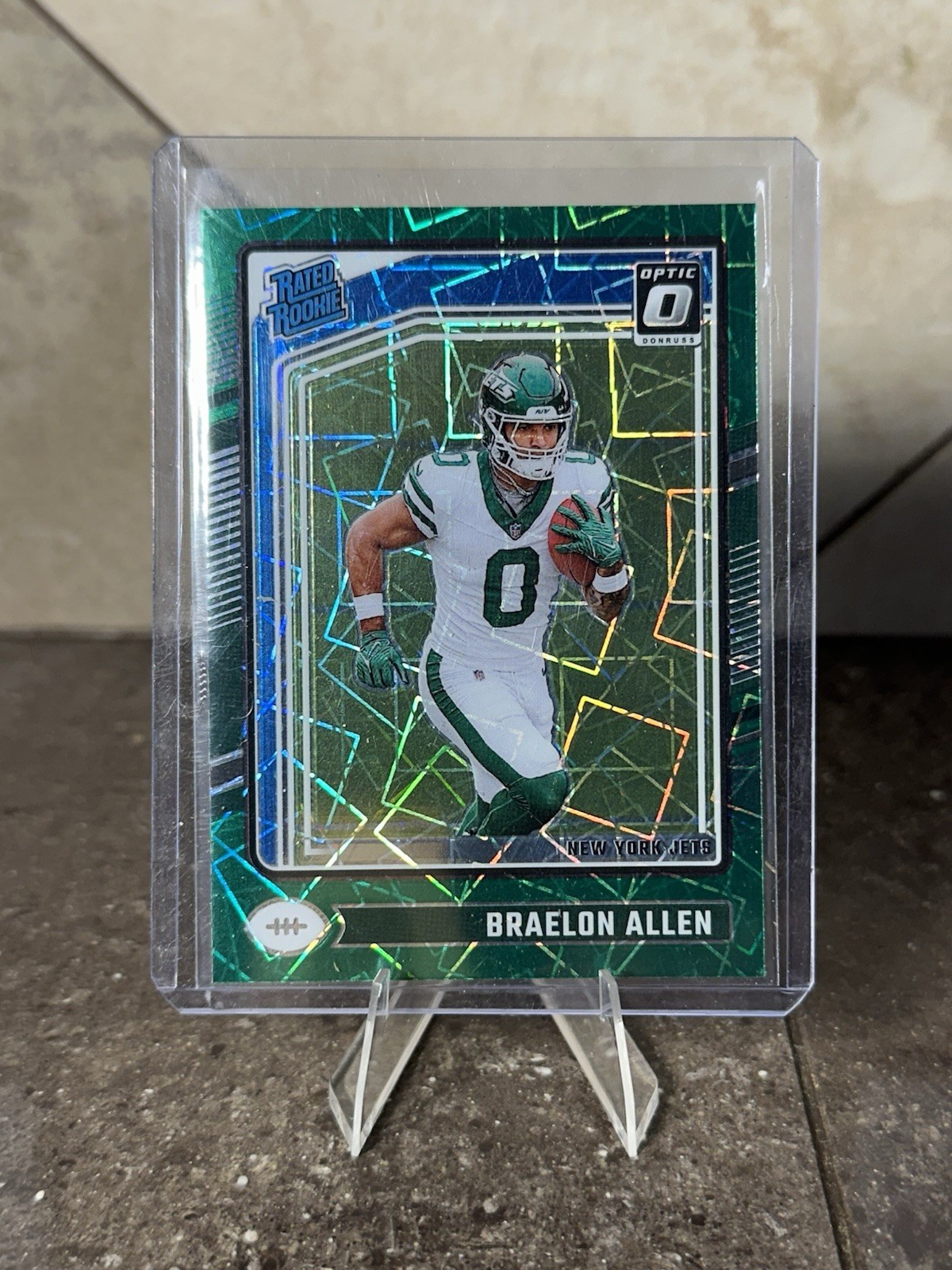 2024 Panini Donruss Optic - Rated Rookie Braelon Allen #211 Green Velocity Prizm