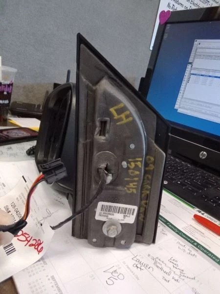 Espejo retrovisor lateral del conductor eléctrico térmico texturizado negro se adapta a 08-10 CARAVANA 254286 Foto 2 de 4