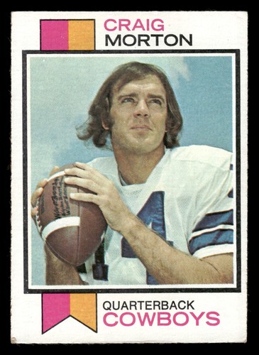 Craig Morton #493 1973 Topps card