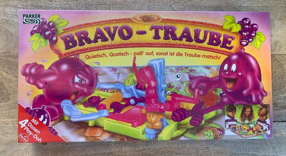 Bravo Traube 90er Vintage Brettspiel Parker NEU in Folie / seald / Traumzustand! - Bild 1 von 4