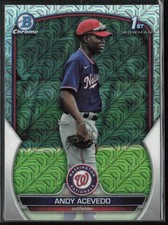 2023 Bowman Chrome Andy Acevedo Prospects Mojo Refractor