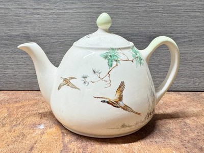 VINTAGE ROYAL DOULTON THE COPPICE D.5803 TEEKANNE FLIEGENDE VÖGEL DESIGN