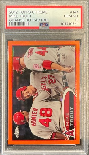 2012 Mike Trout [Orange Refractor] #144