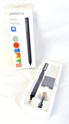 Wacom CS321AK BAMBOO Ink Stylus - Black- New, complete - Open Box