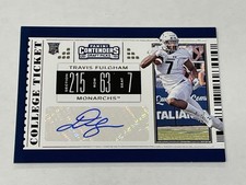 2019 Contenders Draft Football Autograph - Travis Fulgham RC - Old Dominion