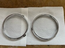 BMW 5er E12 Chromringe Halteringe Scheinwerfer 2 Stück