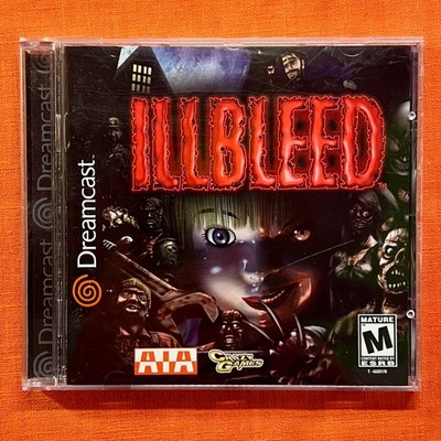 Illbleed (Sega Dreamcast, 2001) with Manual - Rare - Horror
