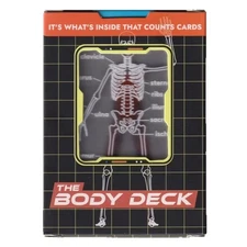 Body Deck 52 Sheets Playing Cards Interesting Human Anatomy Playing Cards7182
