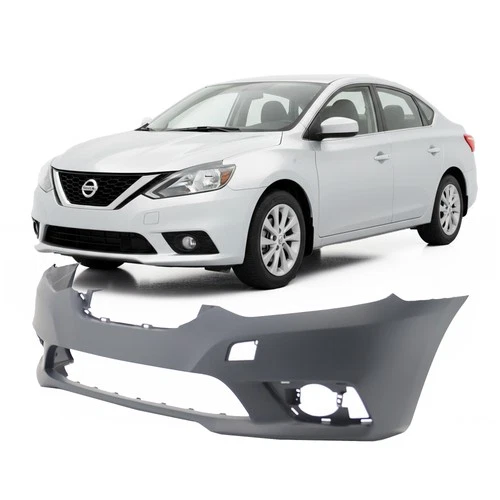 2016-2019 Nissan Sentra Primed Front Bumper Cover NI1000313 620223YU1J