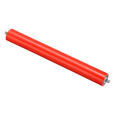 Stainless Steel Polyurethane Conveyor Roller 2.4'' X 20'', Red