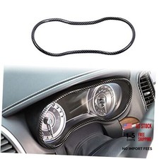 Carbon Fiber Dashboard Meter Panel Frame Cover Trim Interior Decoration