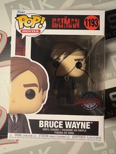 Robert Pattinson Signed Bruce Wayne Funko Pop! Autograph ACOA - The Batman