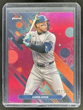2025 Topps Finest Aaron Judge Common Magenta Refractor #/350 Yankees