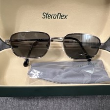 Sferoflex 2086 268 Eyeglasses Frame 52-17-135 Men's Silvertone Full Rim Square