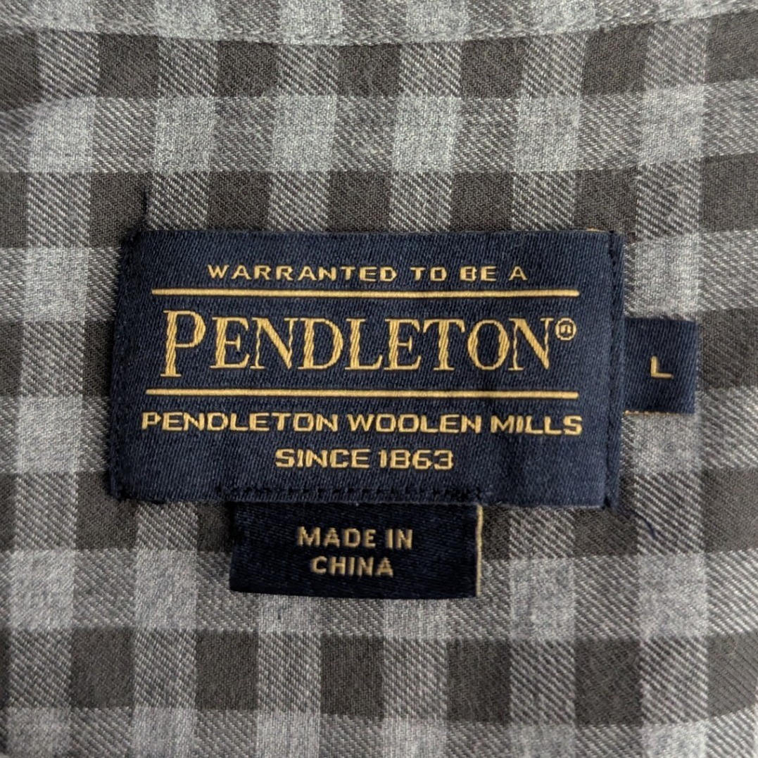 Pendleton Flannel Button Down Shirt Long Sleeve G… - image 4