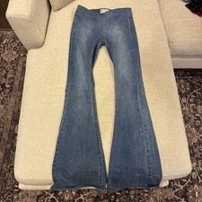Free People Women's Penny Pull-On Flare Jeans, Size 25