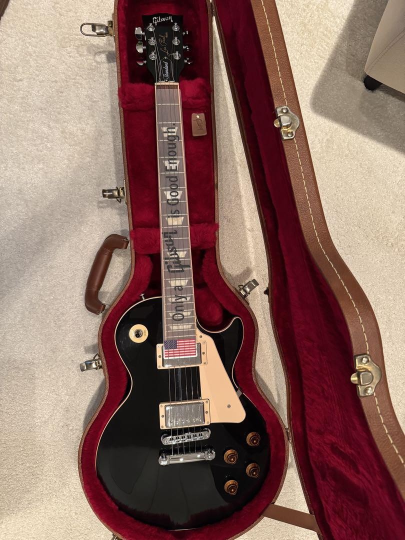 Gibson LP Standard Ebony Black | eBay