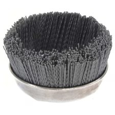 Weiler 97604 Cup Wire Brush, Threaded Arbor, 5", 8000 Rpm