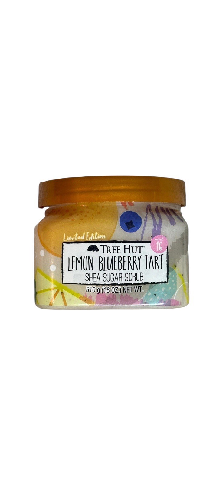 Tree Hut Lemon Blueberry Tart Shea Sugar Scrub 18 oz - Limited Edition