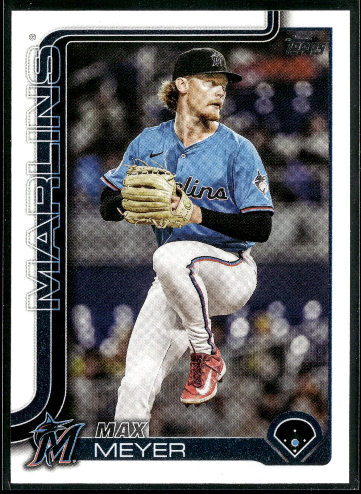 Max Meyer 2025 Topps Update #US99 Miami Marlins
