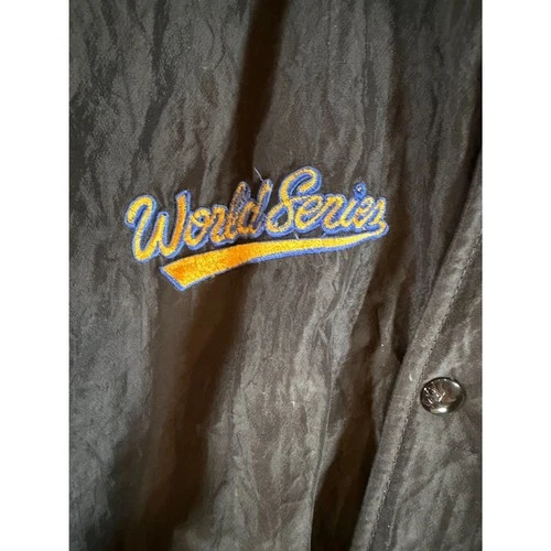 Vintage 1996 World Series Starter Diamond Jacket USA Made XL image 4