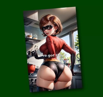 Kühlschrankmagnet Helen Parr Elastigirl Die Unglaublichen Sexy Anime Art 5416 a