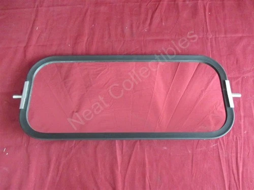 NOS OEM Ford Silver Mirror Head West Coast Style 16" x 7" D0HZ-17723-A