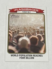 2023 Topps Heritage News Flashbacks #NF-2 - World Population
