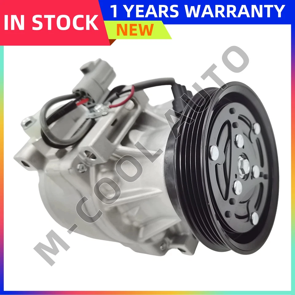 Compresor de CA con embrague SC08C para Toyota Paseo Tercel Starlet EP91 88310-16601 Foto 3 de 4